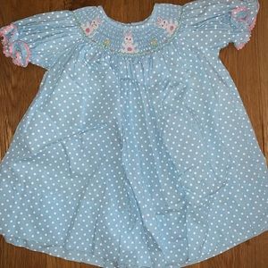 Easter smocked dress